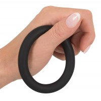 Black Velvet - szilikon péniszgyűrű (fekete) - 5cm 45797 termék bemutató kép