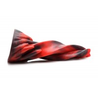 Creature Cocks Hell Kiss - csavart szilikon dildó - 19cm (piros) 82393 termék bemutató kép