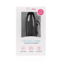 Easytoys Velvet Vibe - akkus rúd vibrátor (fekete) 73968 termék bemutató kép