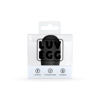 LUV EGG - akkus, rádiós vibrációs tojás (fekete) 82529 termék bemutató kép