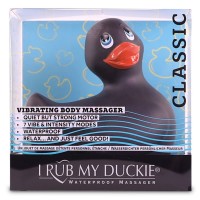 My Duckie 2.0 - játékos kacsa vízálló csiklóvibrátor (fekete) 91926 termék bemutató kép