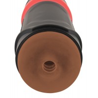 WYNE 04 - akkus, rezgő-szívó maszturbátor (fekete-piros) 72472 termék bemutató kép