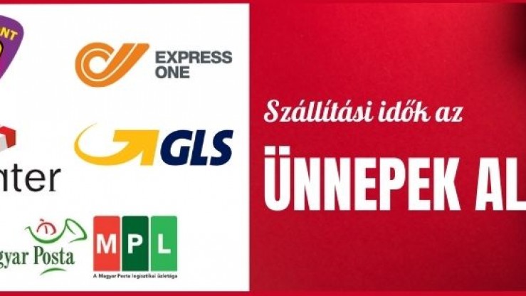 Szállítási határidők az ünnepek alatt 2021