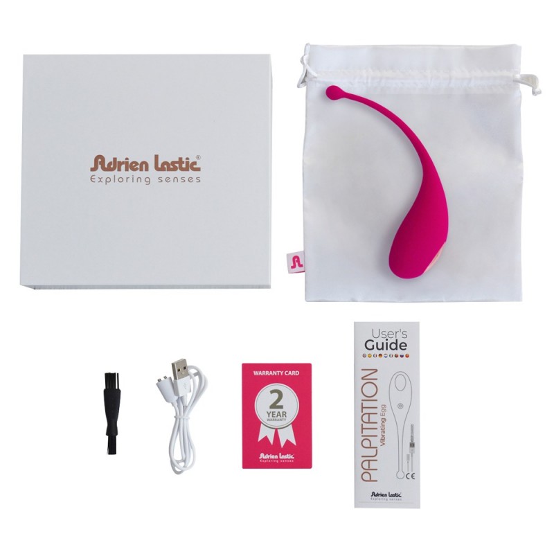 Adrien Lastic Palpitation - okos vibrációs tojás (pink) 66583 termék bemutató kép