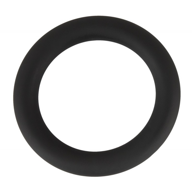 Black Velvet - szilikon péniszgyűrű (fekete) - 5cm 45796 termék bemutató kép