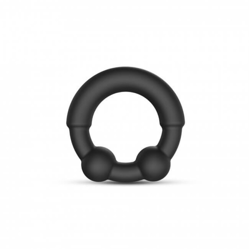 Dorcel Stronger Ring - fém betétes péniszgyűrű (fekete) 69336 termék bemutató kép