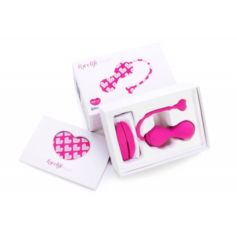 LOVELIFE BY OHMIBOD - KRUSH - Okos, akkus gésagolyó duó (pink) 71012 termék bemutató kép
