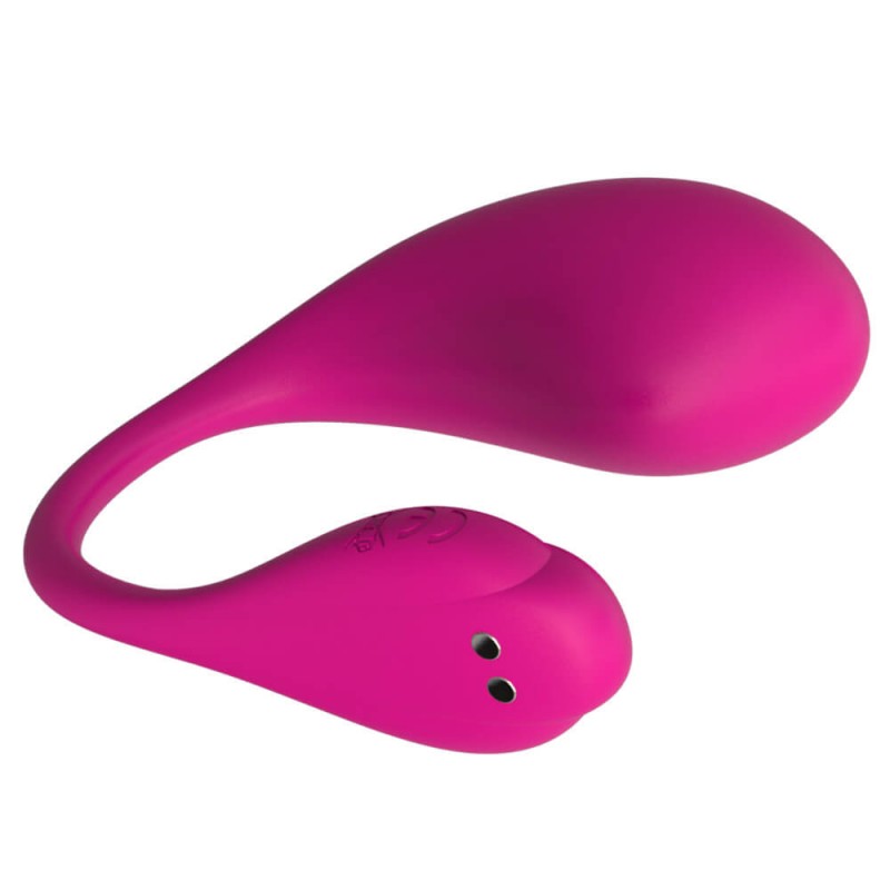 Sunfo - okos, akkus, vízálló vibrációs tojás (pink) 74414 termék bemutató kép