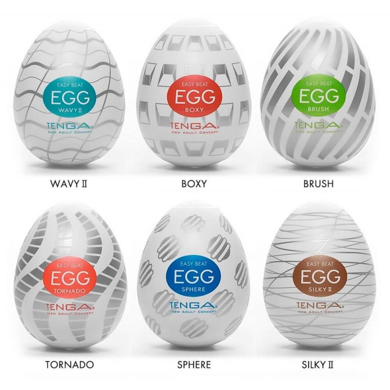 TENGA Egg New Standard - maszturbációs tojás (6db) 70443 termék bemutató kép