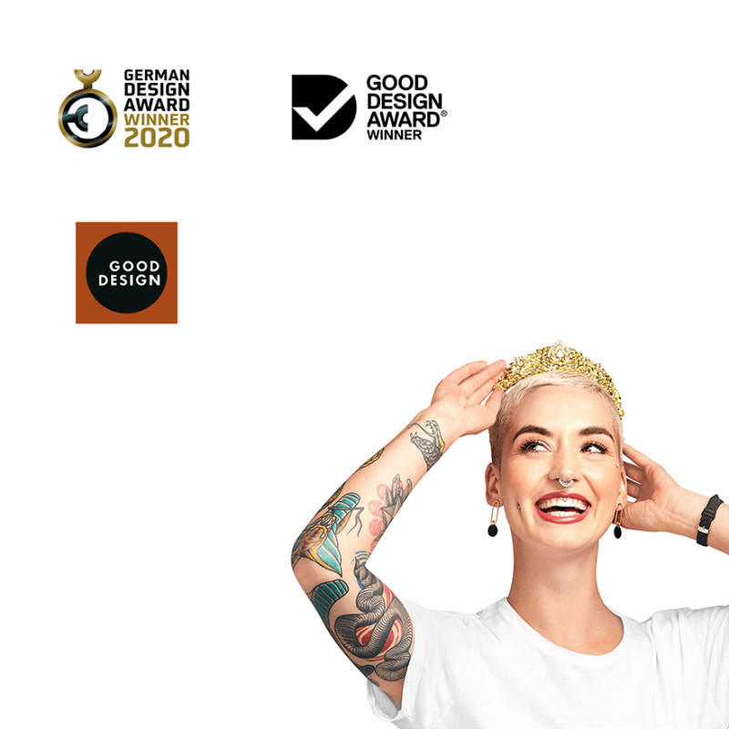 Satisfyer Magic Bunny - vízálló, akkus csiklókaros vibrátor (kék) 42031 termék bemutató kép