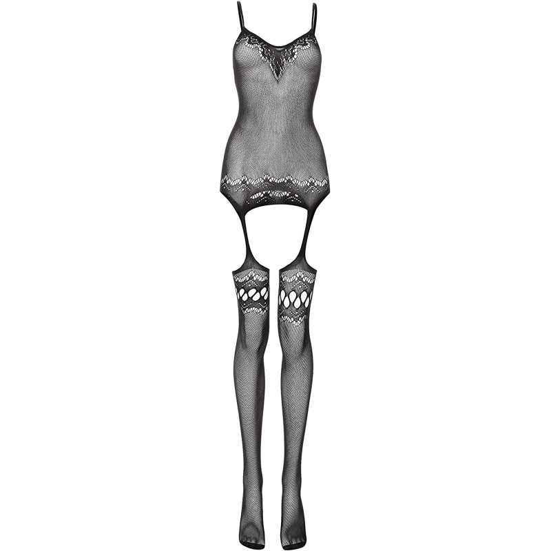 Obsessive F214 - mintás necc szett - fekete (S-L) 42914 termék bemutató kép