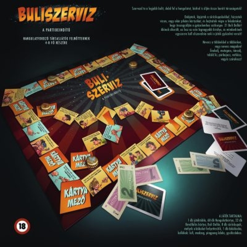 Buliszerviz társasjáték felnőtteknek 43463 termék bemutató kép
