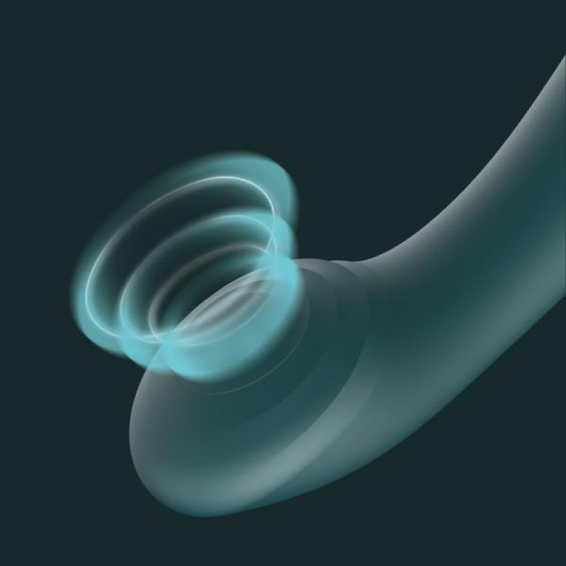 ZALO Queen - akkus impulzushullámos G-pont- és csiklóvibrátor (borvörös) 44291 termék bemutató kép