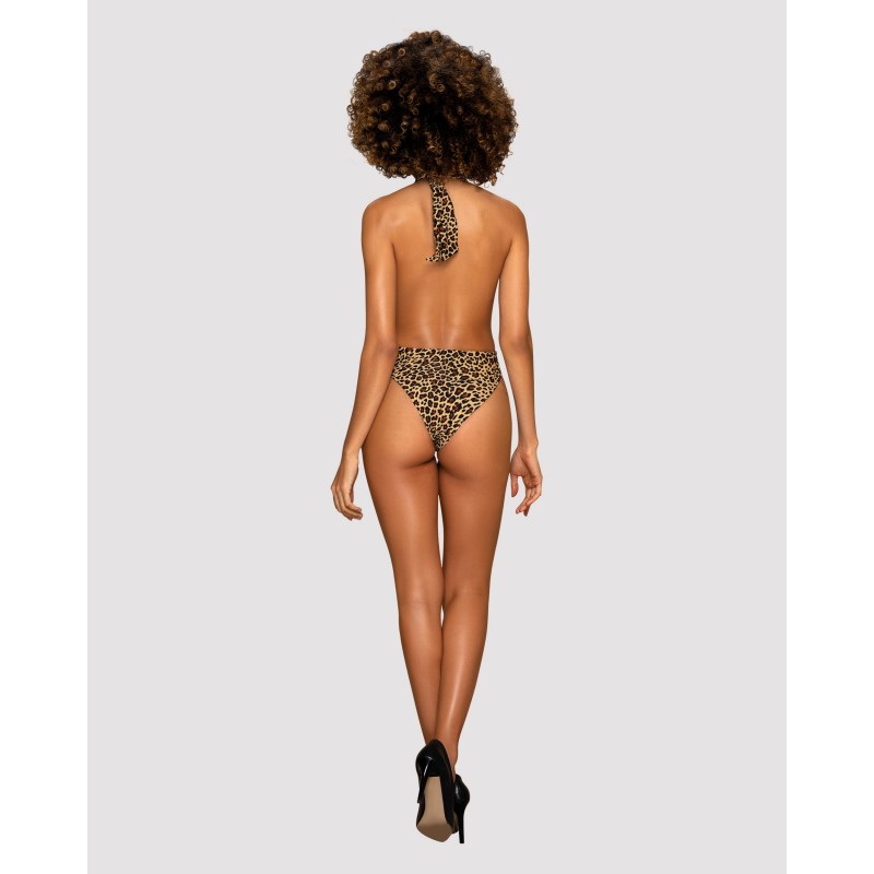 Obsessive Cancunella - nyakpántos trikini (leopárd) 55419 termék bemutató kép