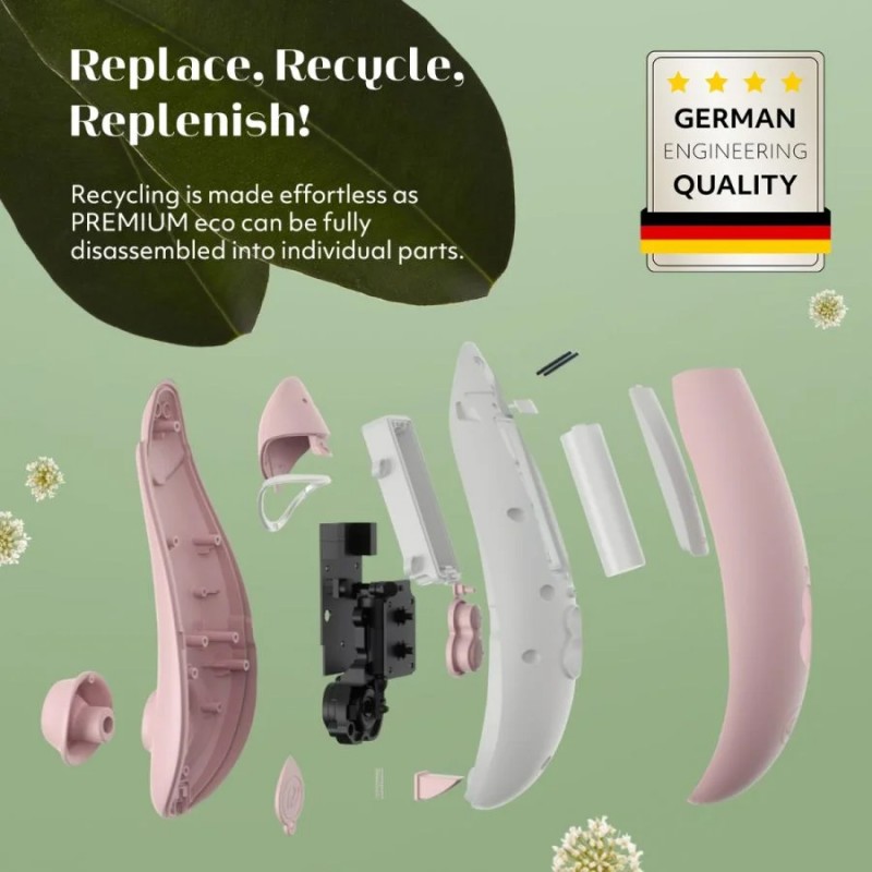 Womanizer Premium Eco - akkus csiklóizgató (pink) 73309 termék bemutató kép