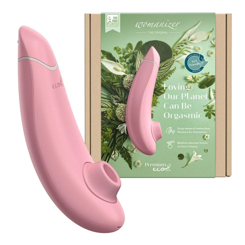 Womanizer Premium Eco - akkus csiklóizgató (pink) 73311 termék bemutató kép