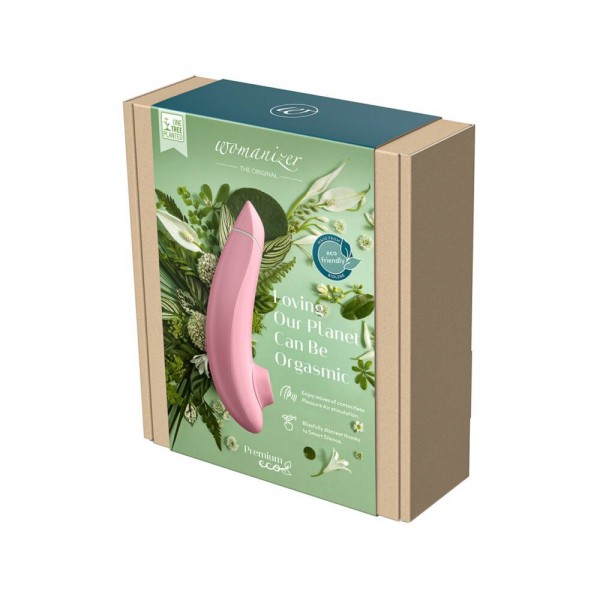 Womanizer Premium Eco - akkus csiklóizgató (pink)