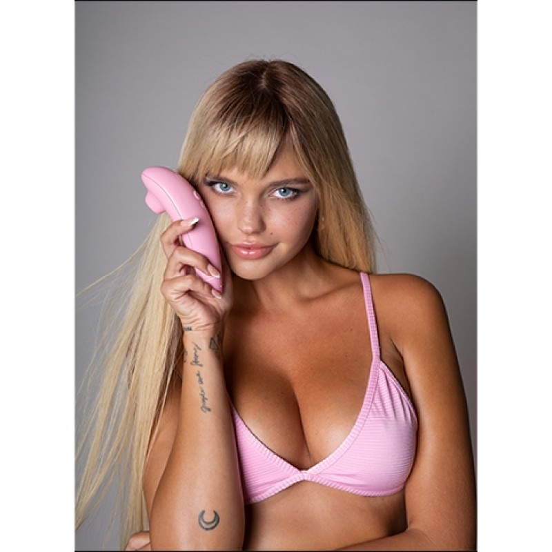 Womanizer Premium Eco Bonnie Strange kiadás - akkus csiklóizgató (pink) 73372 termék bemutató kép