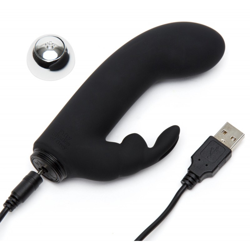 A szürke ötven árnyalata Greedy Girl - csiklókaros vibrátor (fekete) 80880 termék bemutató kép