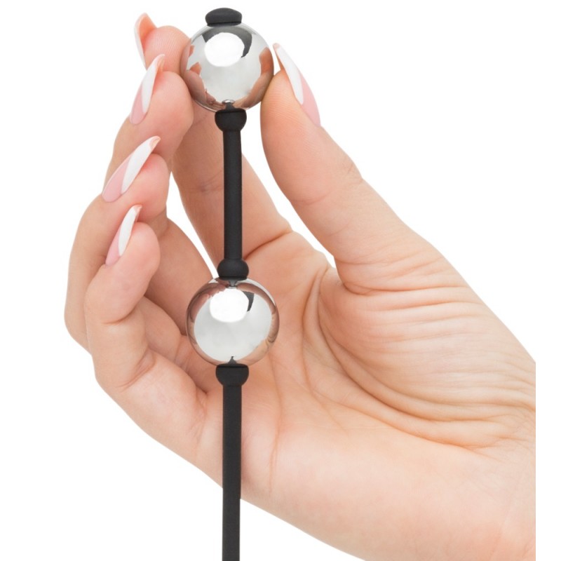 A szürke ötven árnyalata Inner Goddess - mini gésagolyó (ezüst) 34774 termék bemutató kép