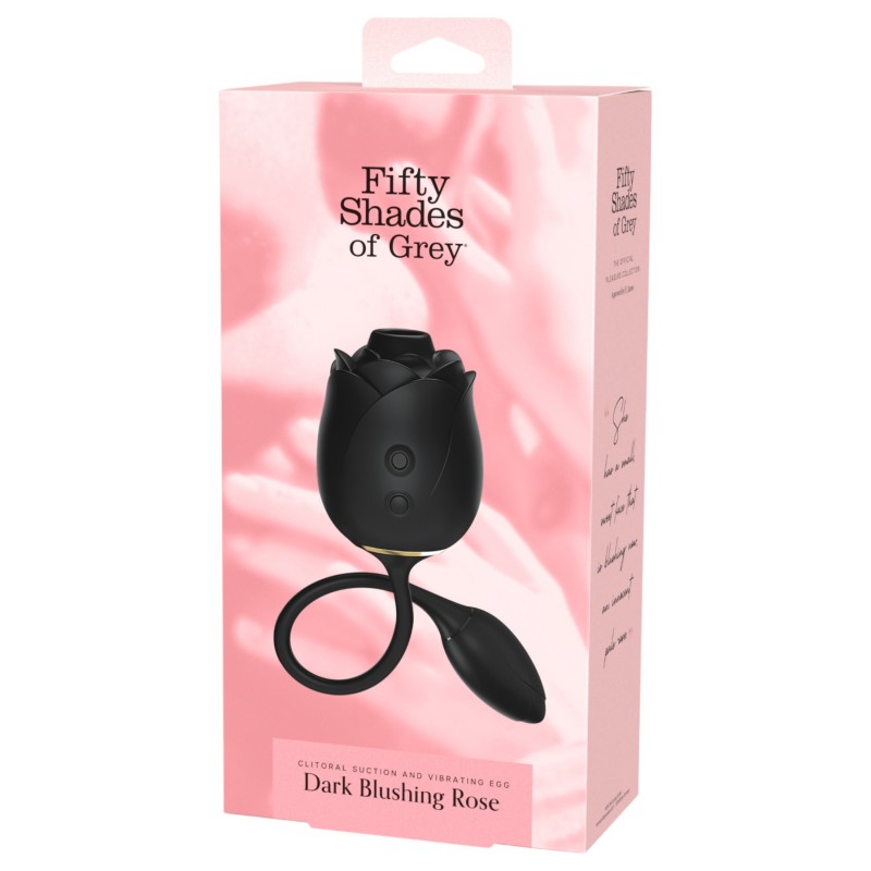 A szürke ötven árnyalata Dark Blushing Rose - csiklószívó, vibrotojás 163837 termék bemutató kép