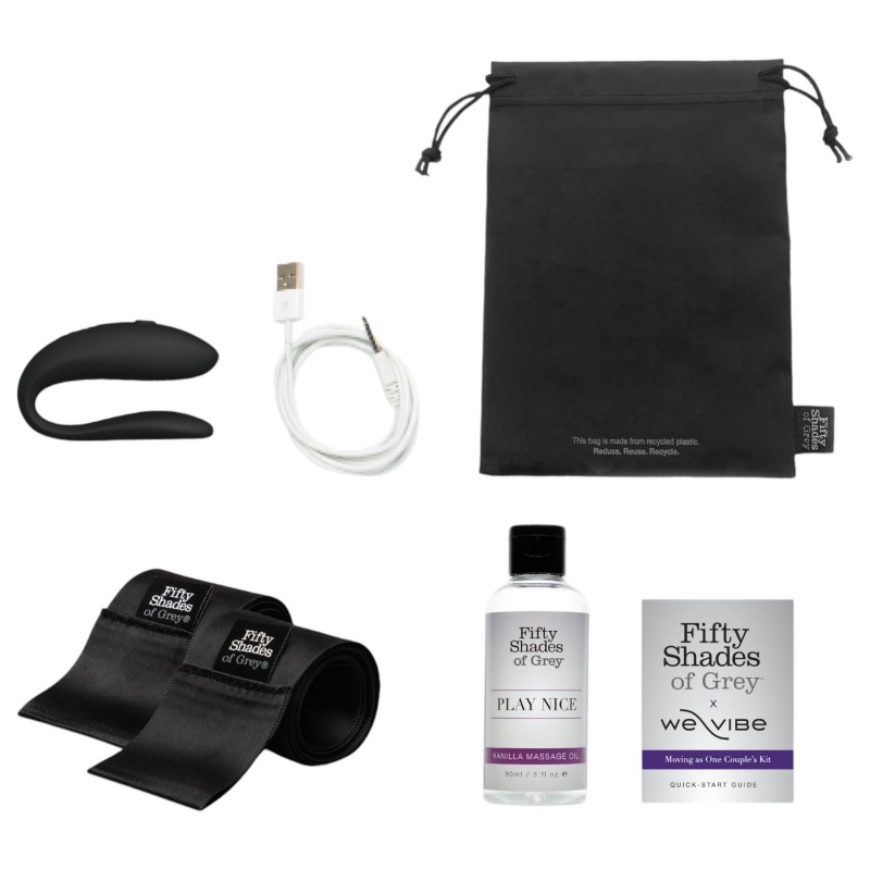 A szürke ötven árnyalata Moving as One szett + We-Vibe Sync Lite 97701 termék bemutató kép