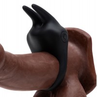 A szürke ötven árnyalata - csiklóizgató péniszgyűrű (fekete) 64128 termék bemutató kép