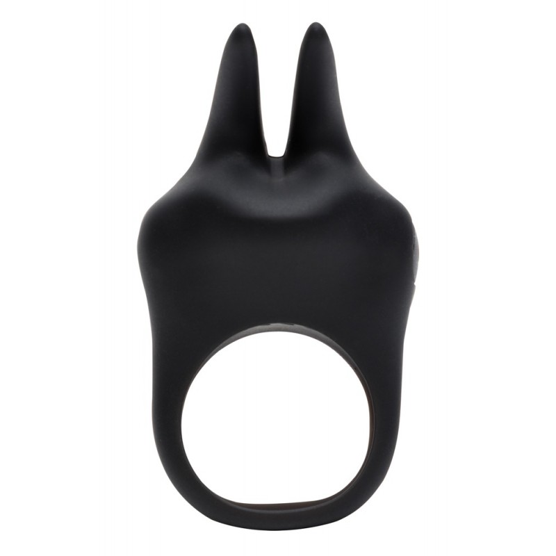 A szürke ötven árnyalata - csiklóizgató péniszgyűrű (fekete) 81064 termék bemutató kép