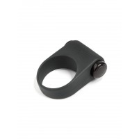 A szürke ötven árnyalata - szilikon vibrációs péniszgyűrű (fekete) 62746 termék bemutató kép