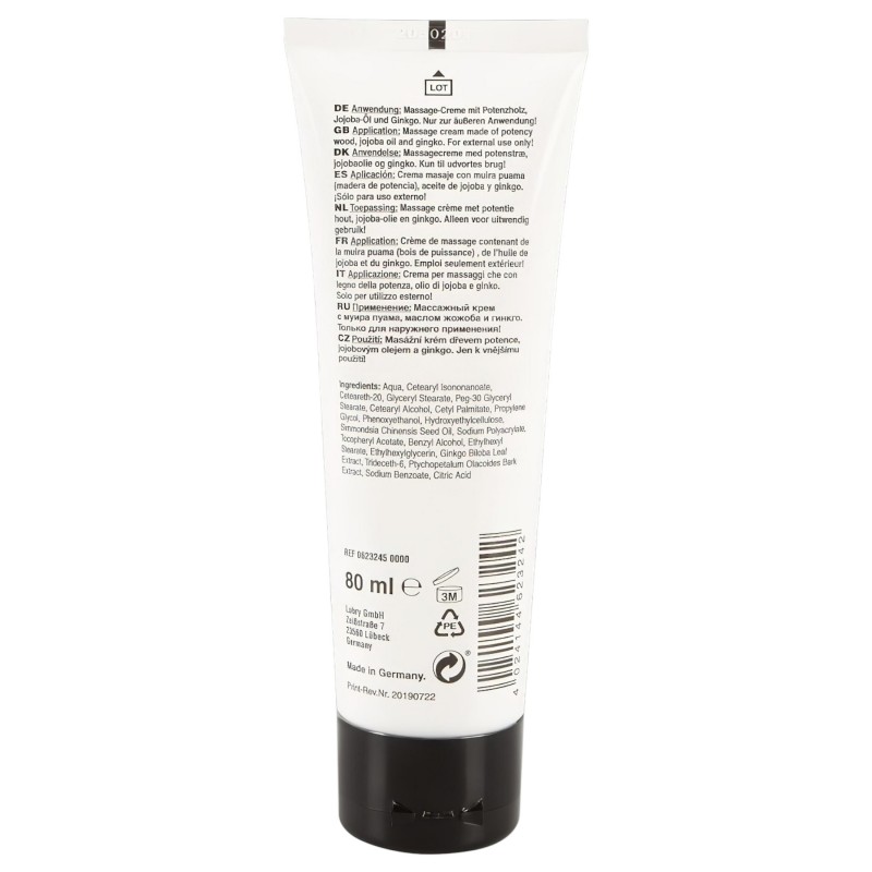 Acél erekció - ápoló péniszkrém Muira Puamával (80 ml) 157566 termék bemutató kép