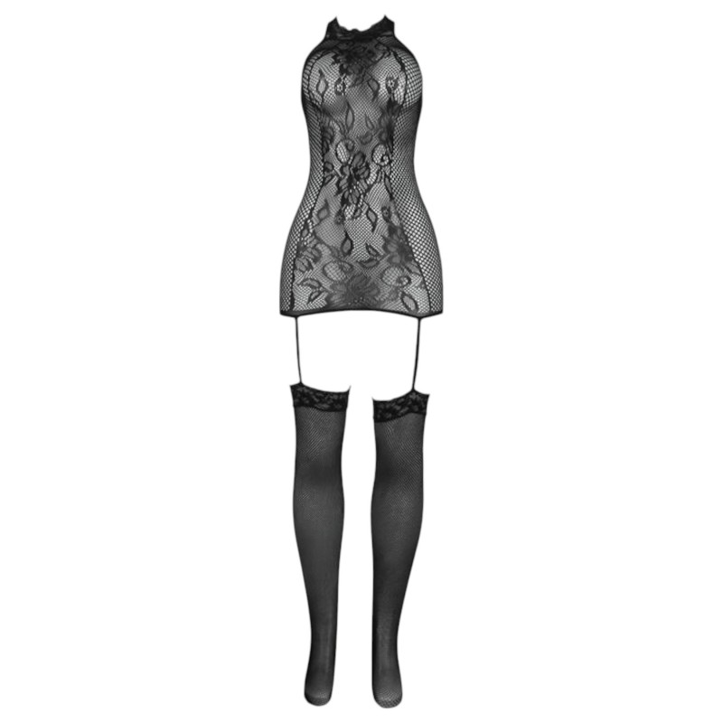 Adalet Nicole - csipkés necc szett - (fekete) 115258 termék bemutató kép