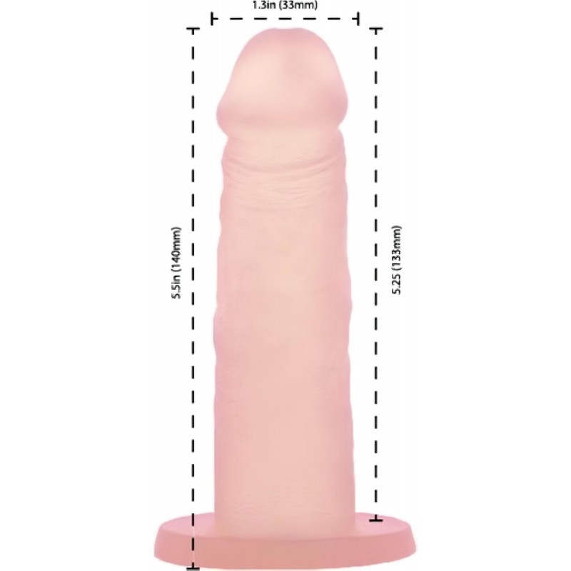 Addiction Coctails - tapadókorongos dildó (barack) 114482 termék bemutató kép