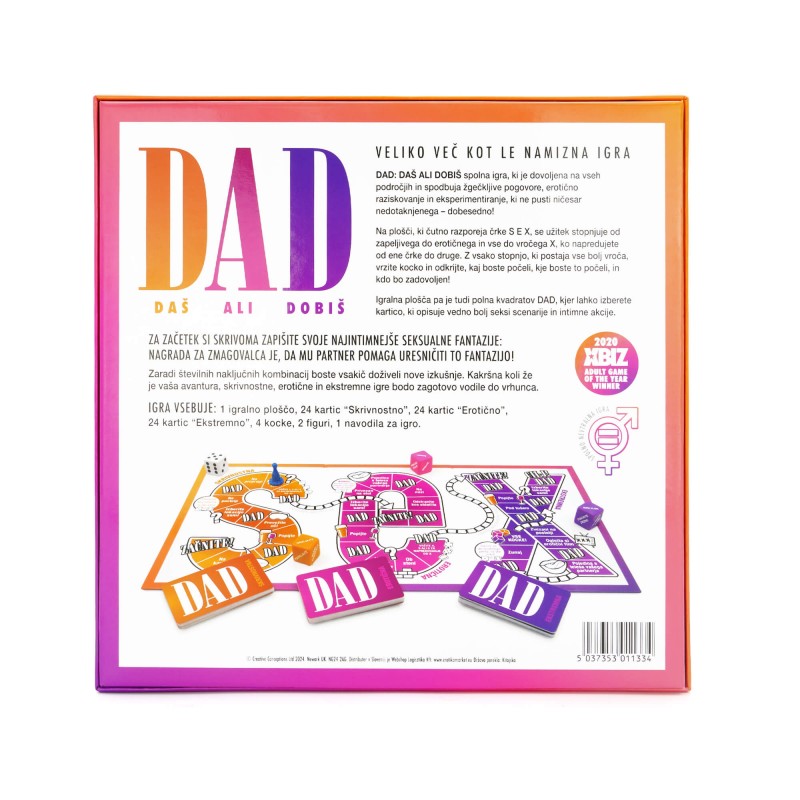 AVK: Adsz Vagy Kapsz - felnőtt szex társasjáték (szlovén nyelven) 97563 termék bemutató kép