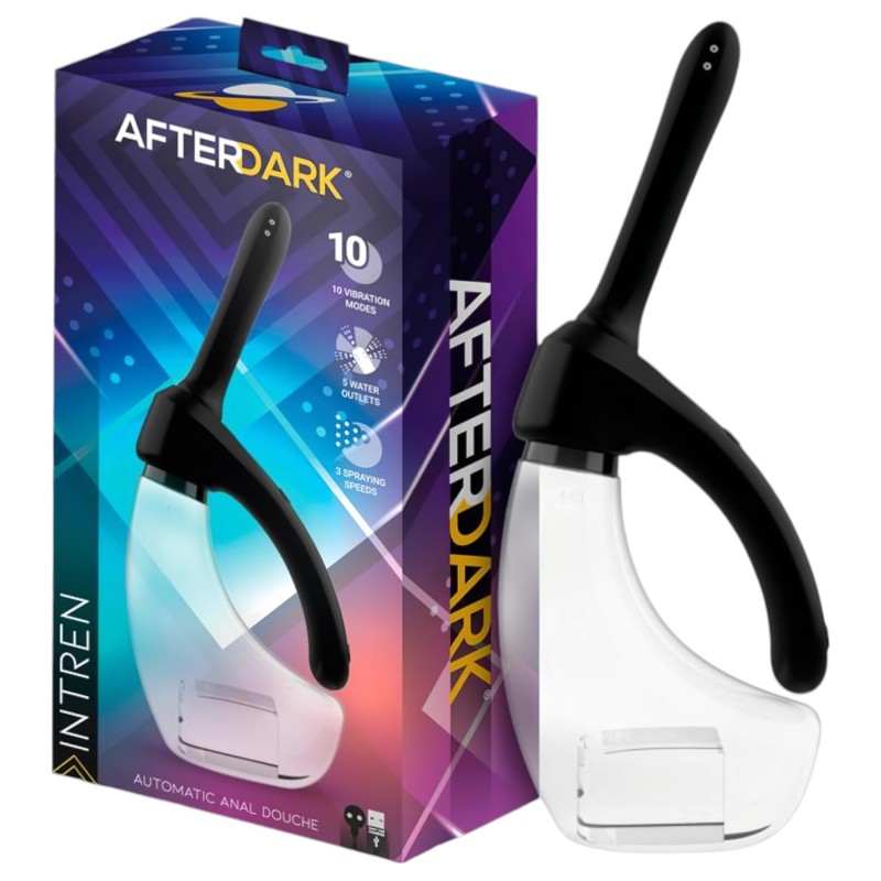 Afterdark - automata, vibrációs anál tisztító (átlátszó) 108002 termék bemutató kép