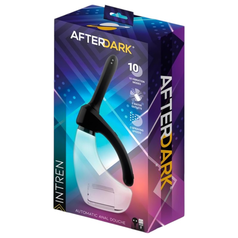 Afterdark - automata, vibrációs anál tisztító (átlátszó) 108008 termék bemutató kép