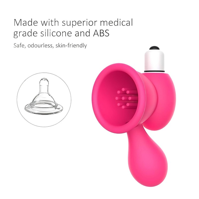 Aixiasia Bobo - vibráló mellszívó (pink) 151290 termék bemutató kép