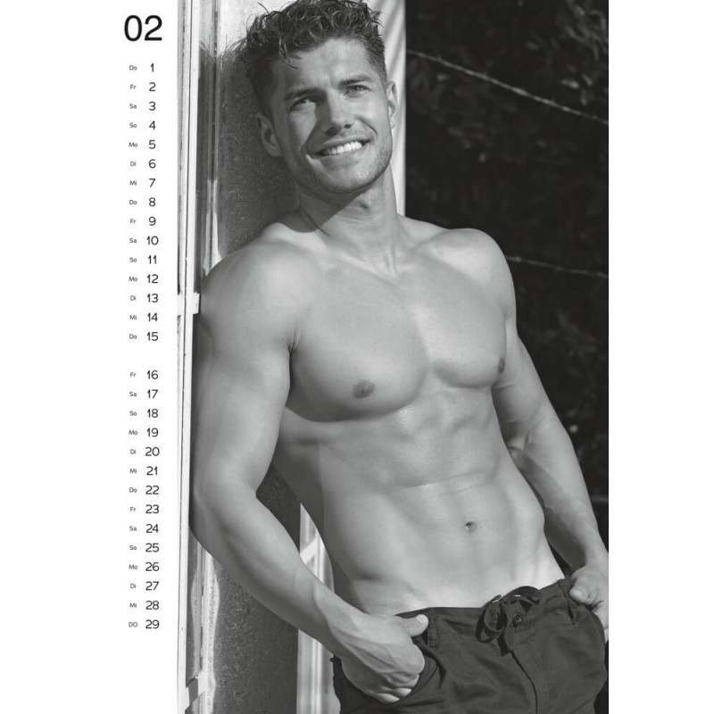 Akt férfi naptár - 2025 (1db) 79991 termék bemutató kép