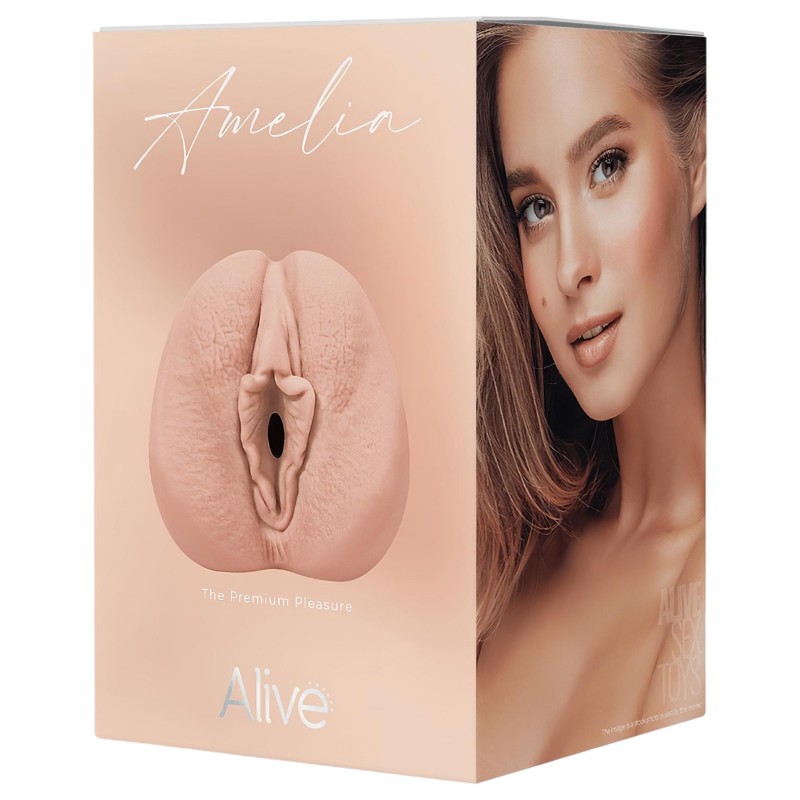 Alive Amelia S - műpunci maszturbáror (natúr) 119006 termék bemutató kép