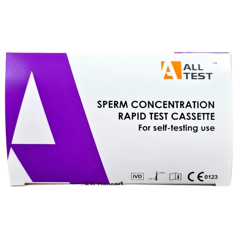 Alltest spermakoncentráció gyorsteszt otthoni használatra (2 db) 154310 termék bemutató kép