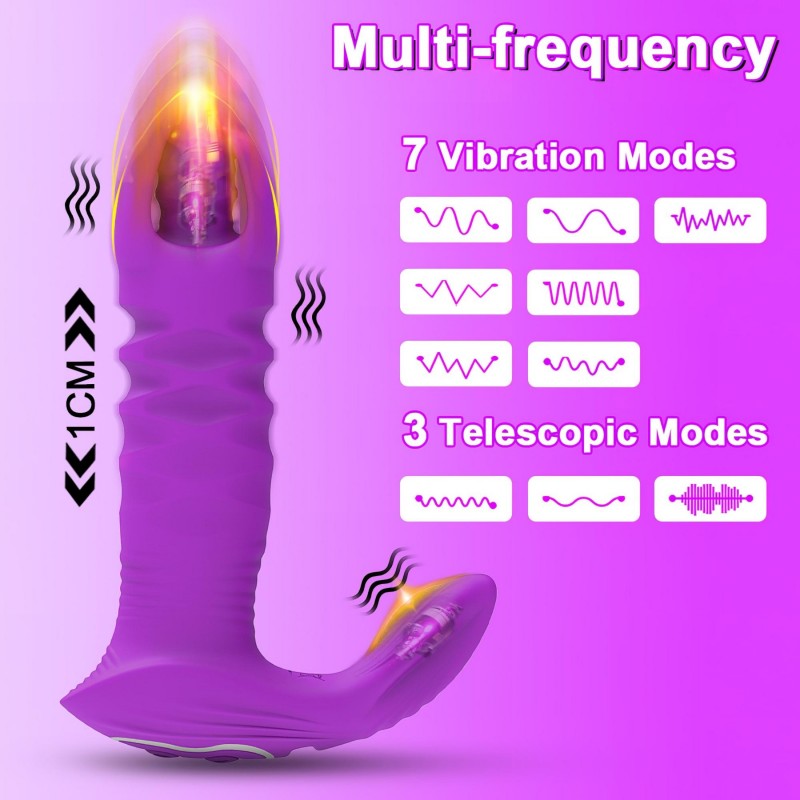 AlvUp - App-vezérelt lökő análvibrátor (lila) 147363 termék bemutató kép
