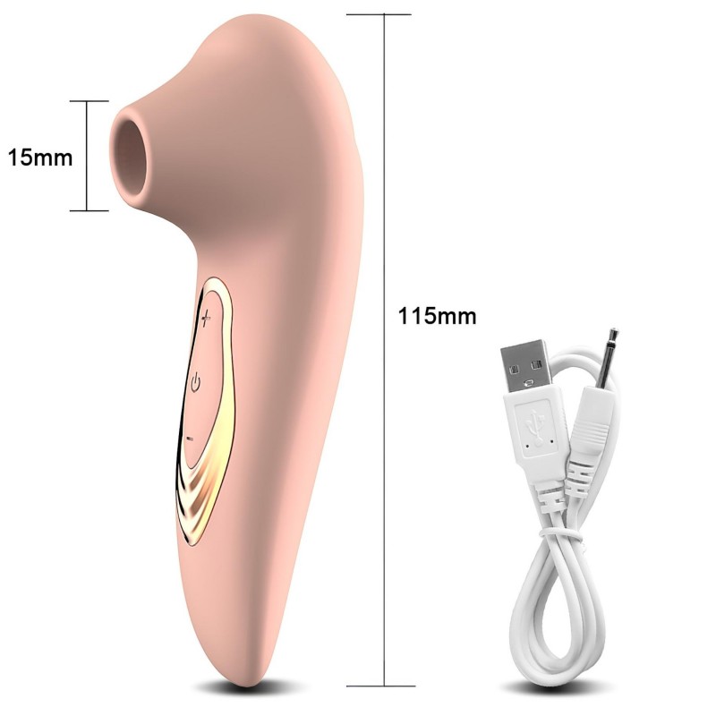 AlvUp - léghullámos csiklóizgató vibrátor (pink) 125977 termék bemutató kép