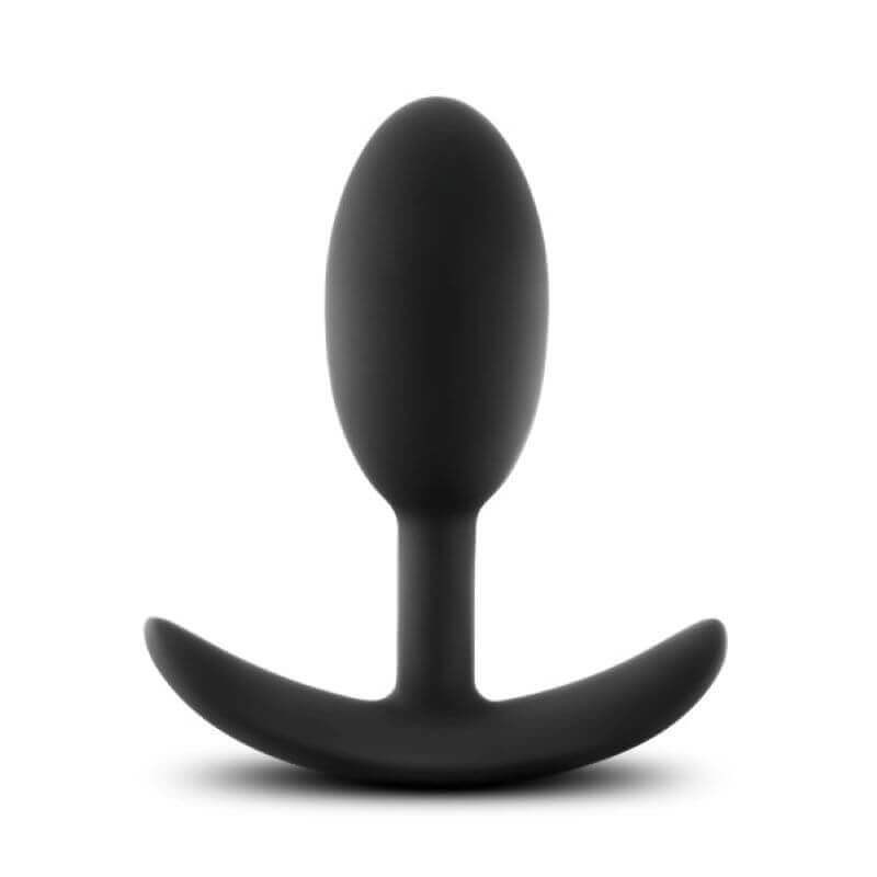 Anal Adventures Platinum M - anál plug - fekete (közepes) 50377 termék bemutató kép