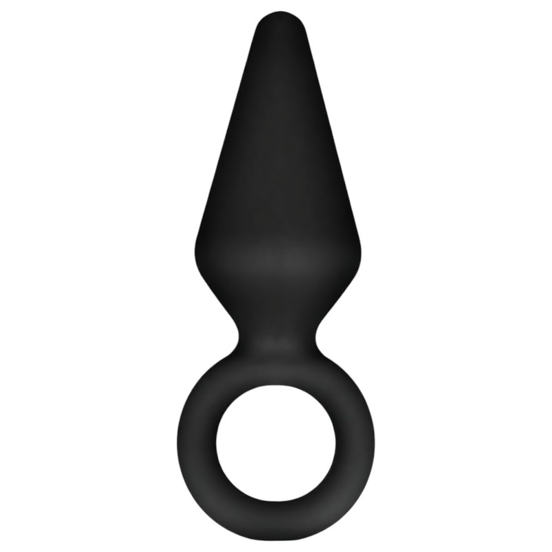 Anal Adventures Platinum S - anál plug (fekete) - kicsi 102247 termék bemutató kép