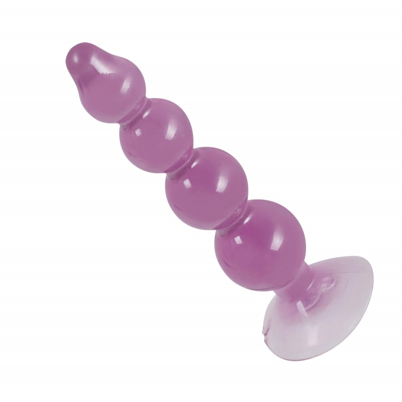 You2Toys - anal beads - tapadókorongos análbot (lila) 6040 termék bemutató kép