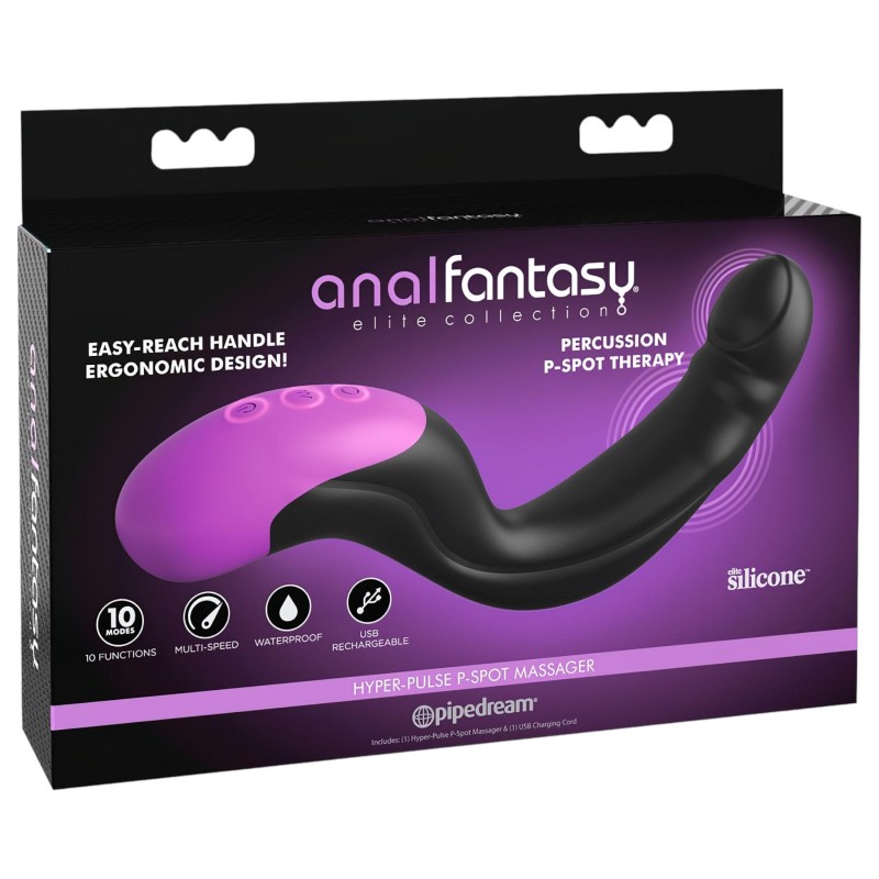 Anal Fantasy - pulzáló prosztata vibrátor (fekete) 111594 termék bemutató kép