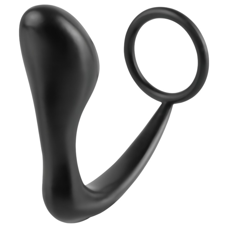 analfantasy ass-gasm - anál plug péniszgyűrűvel (fekete) 103733 termék bemutató kép