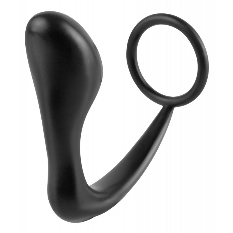 analfantasy ass-gasm - anál plug péniszgyűrűvel (fekete) 59075 termék bemutató kép