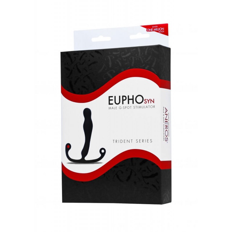 Aneros - Eupho Syn Trident - prosztata dildó (fekete) - 67222 termék bemutató kép