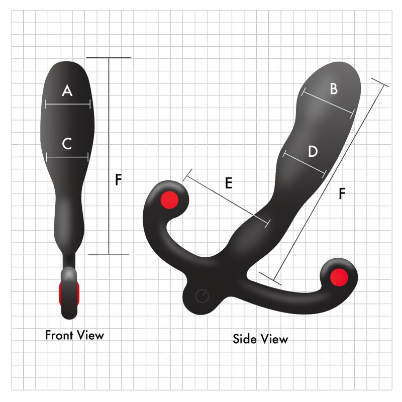 Aneros Helix Syn V - akkus prosztata vibrátor (fekete) - 12,7 cm 151848 termék bemutató kép