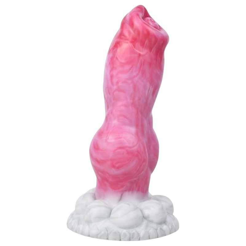 Animalorny Buldog - kutya pénisz dildó - 17 cm (pink) 133160 termék bemutató kép
